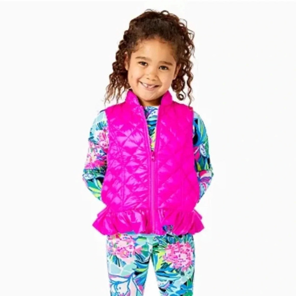 Lilly Pulitzer Other - Lilly Pulitzer Girls Melanie Reversible Vest size large